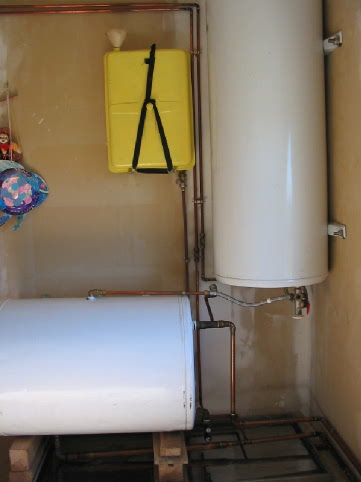 mon chauffe eau solaire: le ballon horizontal